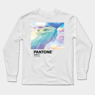 Pantone lofi Capybara landscape Long Sleeve T-Shirt